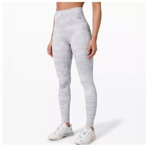 Lululemon 2021 Wunder Under High-Rise Tight 25" Luxtreme Incognito Camo Size 12